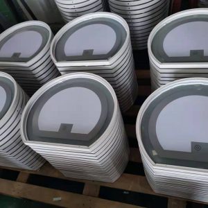 Jane Eyer Frosted Arched Mirror Lense For LED Bathroom Mirror Manufacturer JEM002