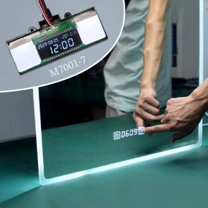 M7001-7带时钟的触摸开关 12v Capacitive Touch Sensor Switch For LED Mirror Manufacturer