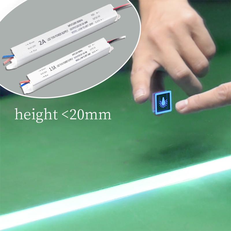 Ultra Thin Led Driver Aluninum Housing -Perfect For LED Mirror Manufacturer